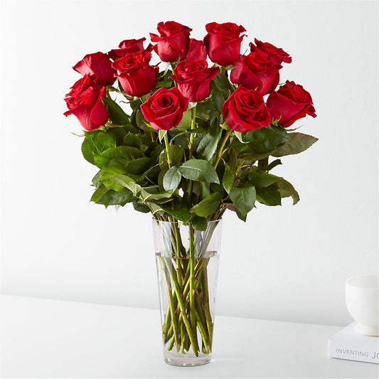 Long Stem Red Rose Bouquet – Jerome Florist, Bronx NY
