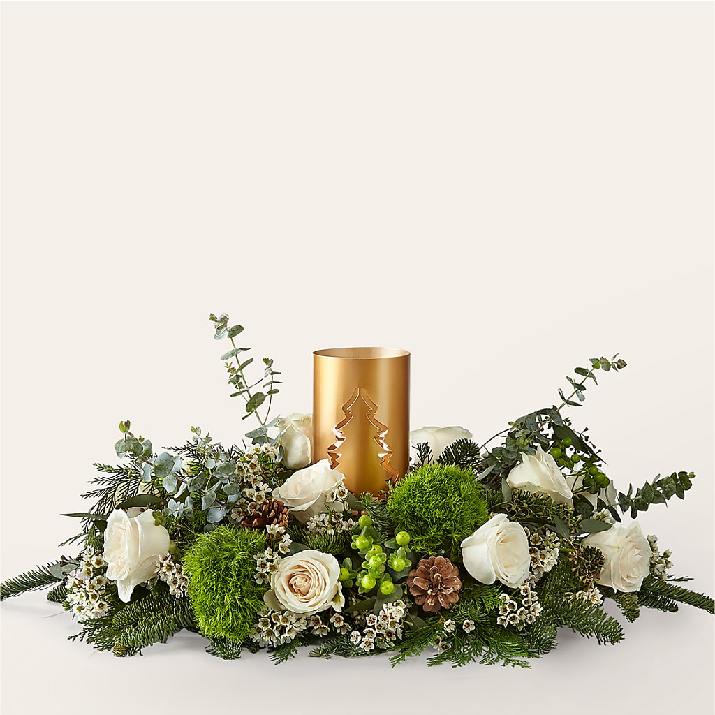 Chestnuts Roasting Centerpiece – Jerome Florist, Bronx NY