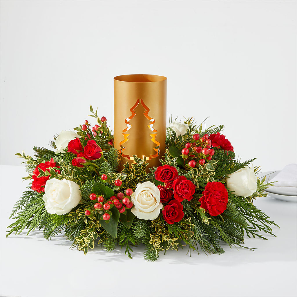 December Dreams Centerpiece – Jerome Florist, Bronx NY