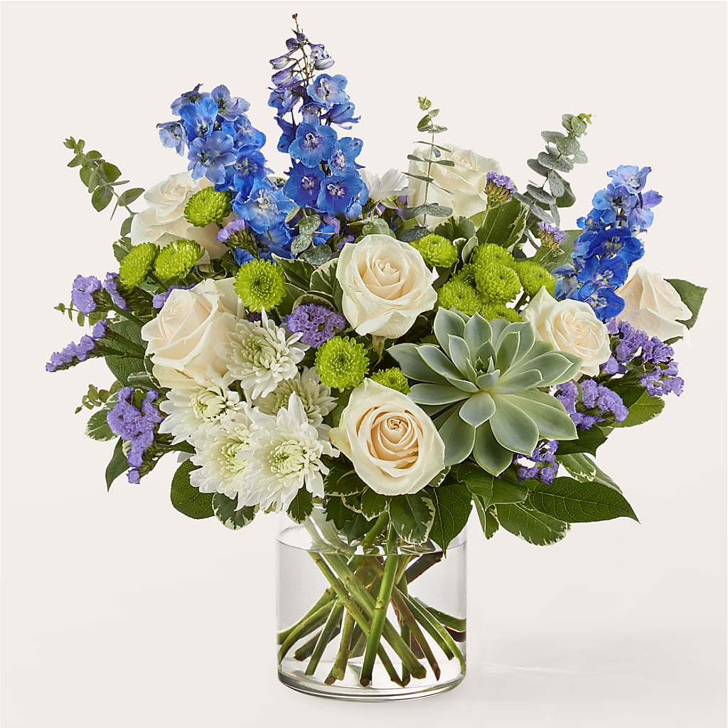 Cerulean Waves Bouquet – Jerome Florist, Bronx NY