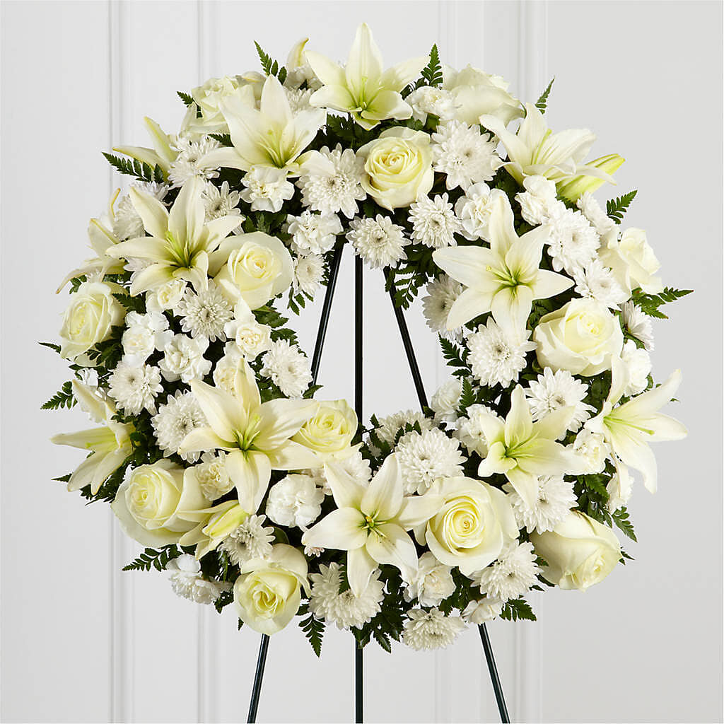 Treasured Tribute Wreath – Jerome Florist, Bronx NY