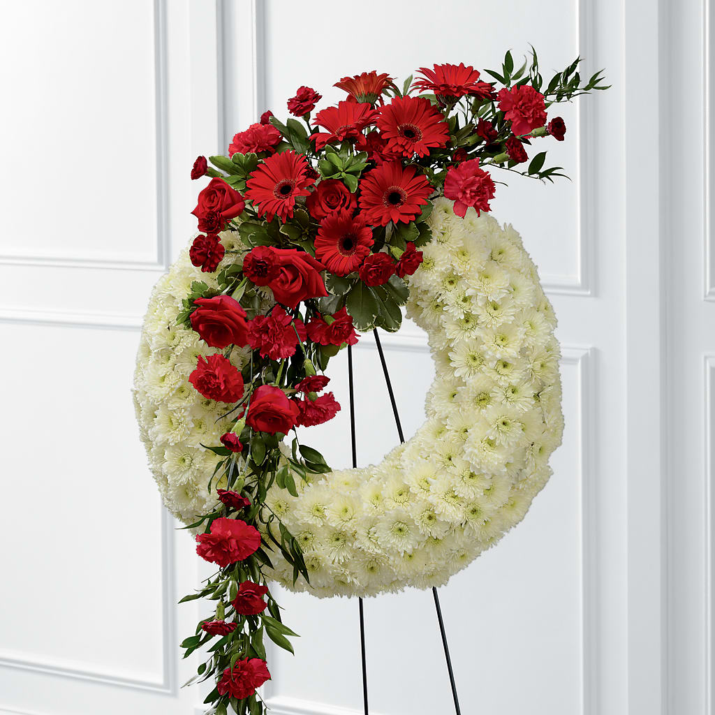 Graceful Tribute Wreath – Jerome Florist, Bronx NY