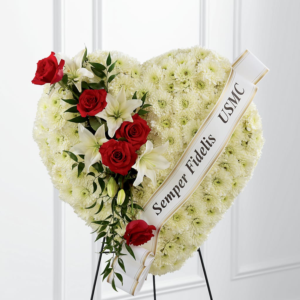 Heartfelt Hero Standing Heart – Jerome Florist, Bronx NY