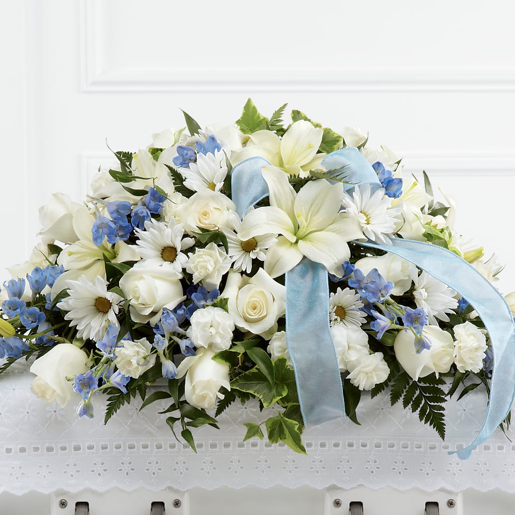Tender Treasure Casket Spray – Jerome Florist, Bronx NY