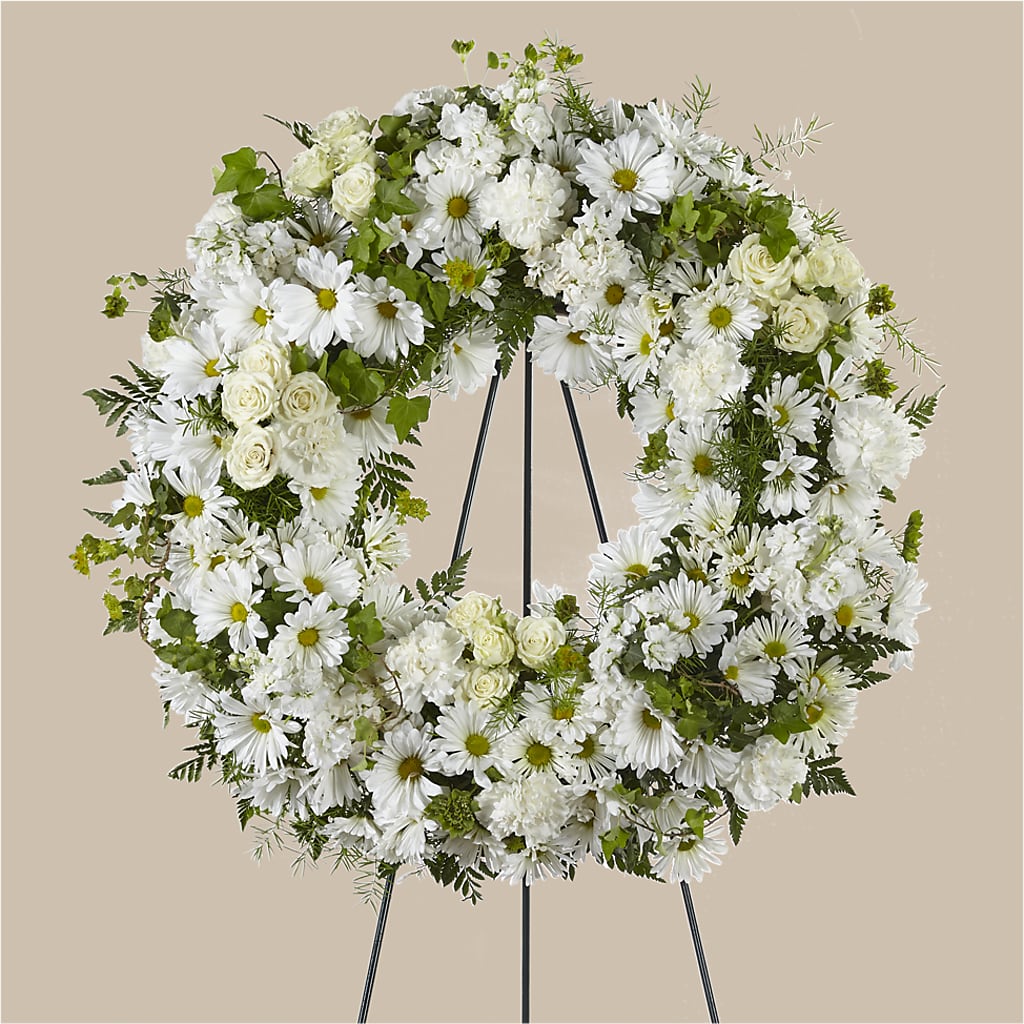 Faithful Wishes Wreath – Jerome Florist, Bronx NY