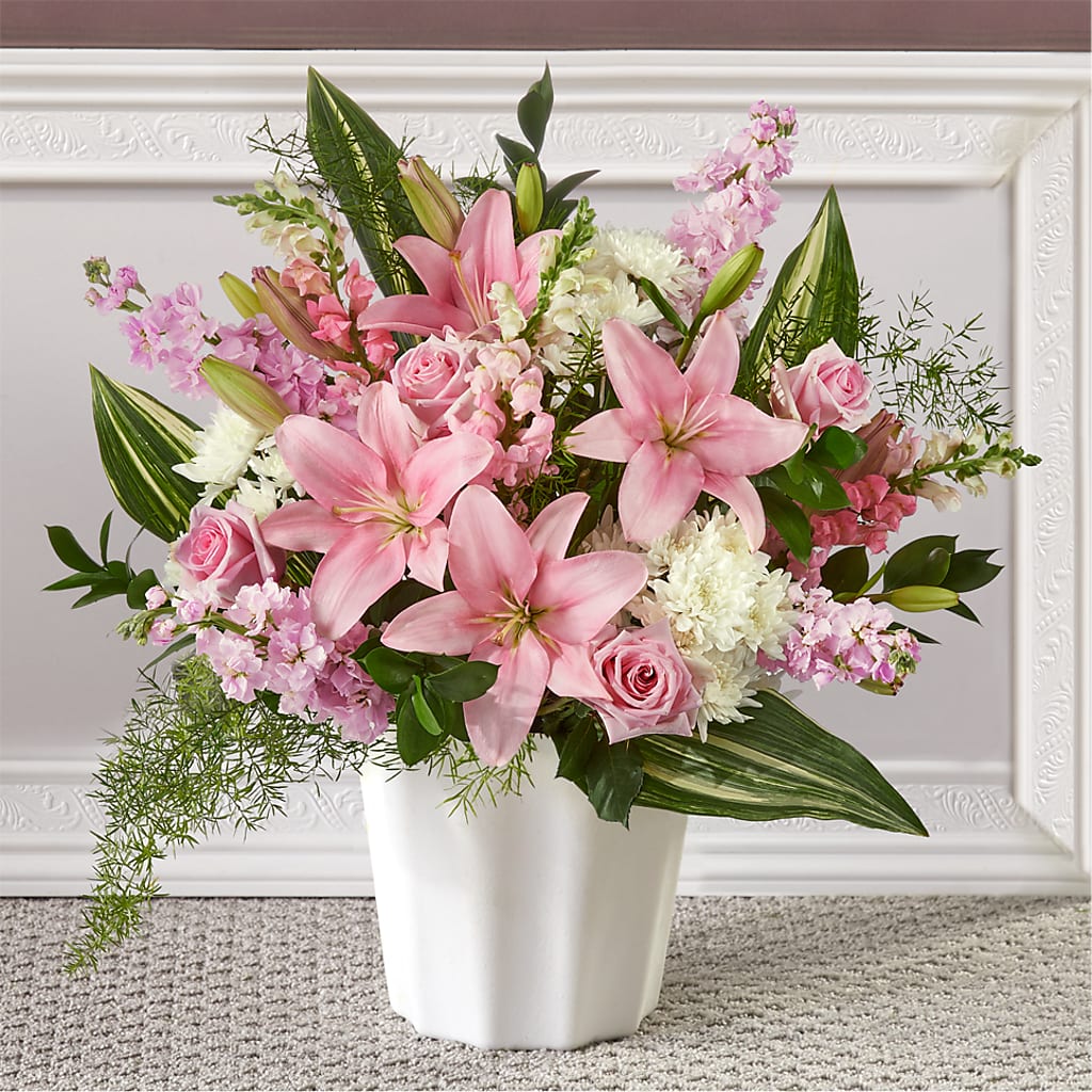 Simply Serene Floor Basket – Jerome Florist, Bronx NY