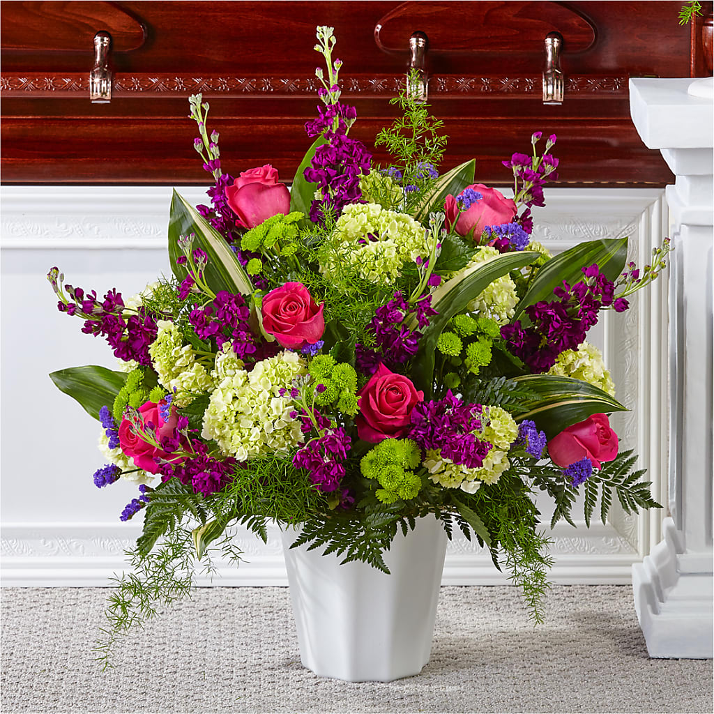 Beautiful Horizons Floor Basket – Jerome Florist, Bronx NY