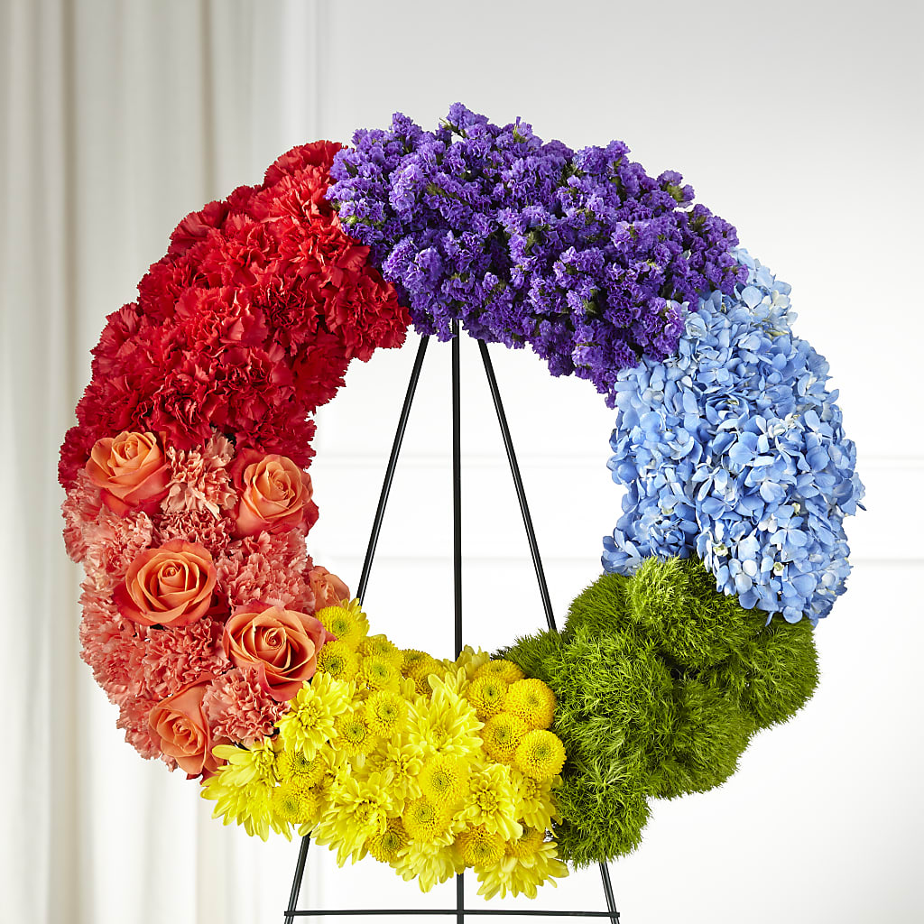 Circle of Love Wreath – Jerome Florist, Bronx NY