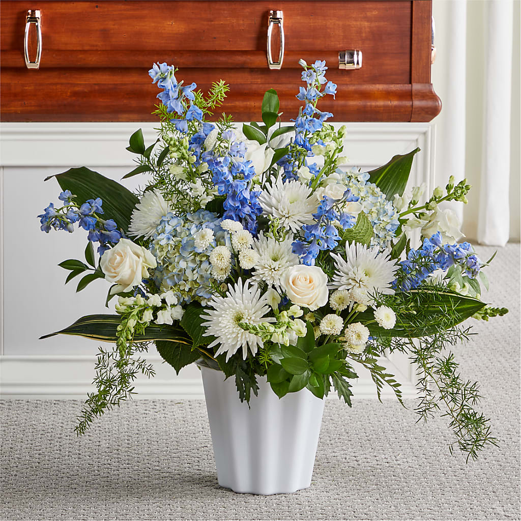 Everlasting Memories Floor Basket – Jerome Florist, Bronx NY