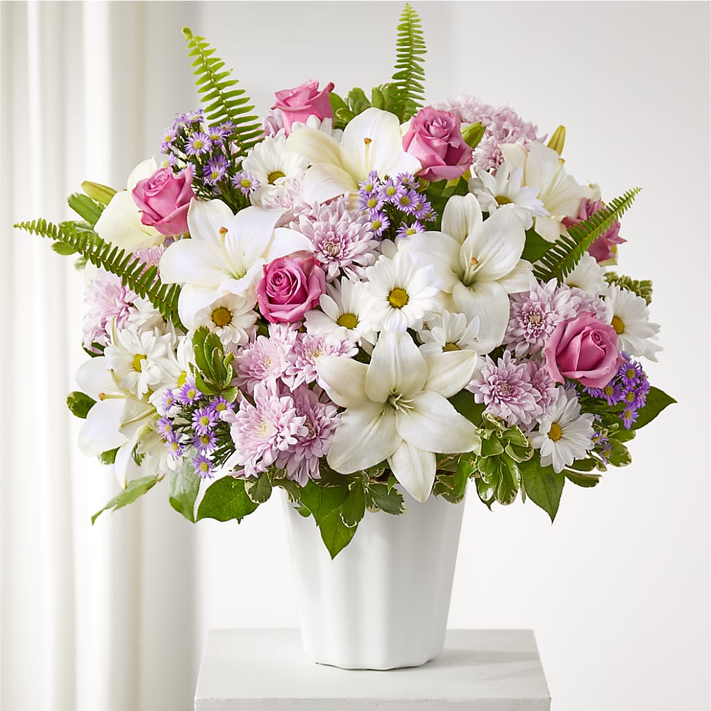 Warmest Thoughts Tabletop Basket – Jerome Florist, Bronx NY