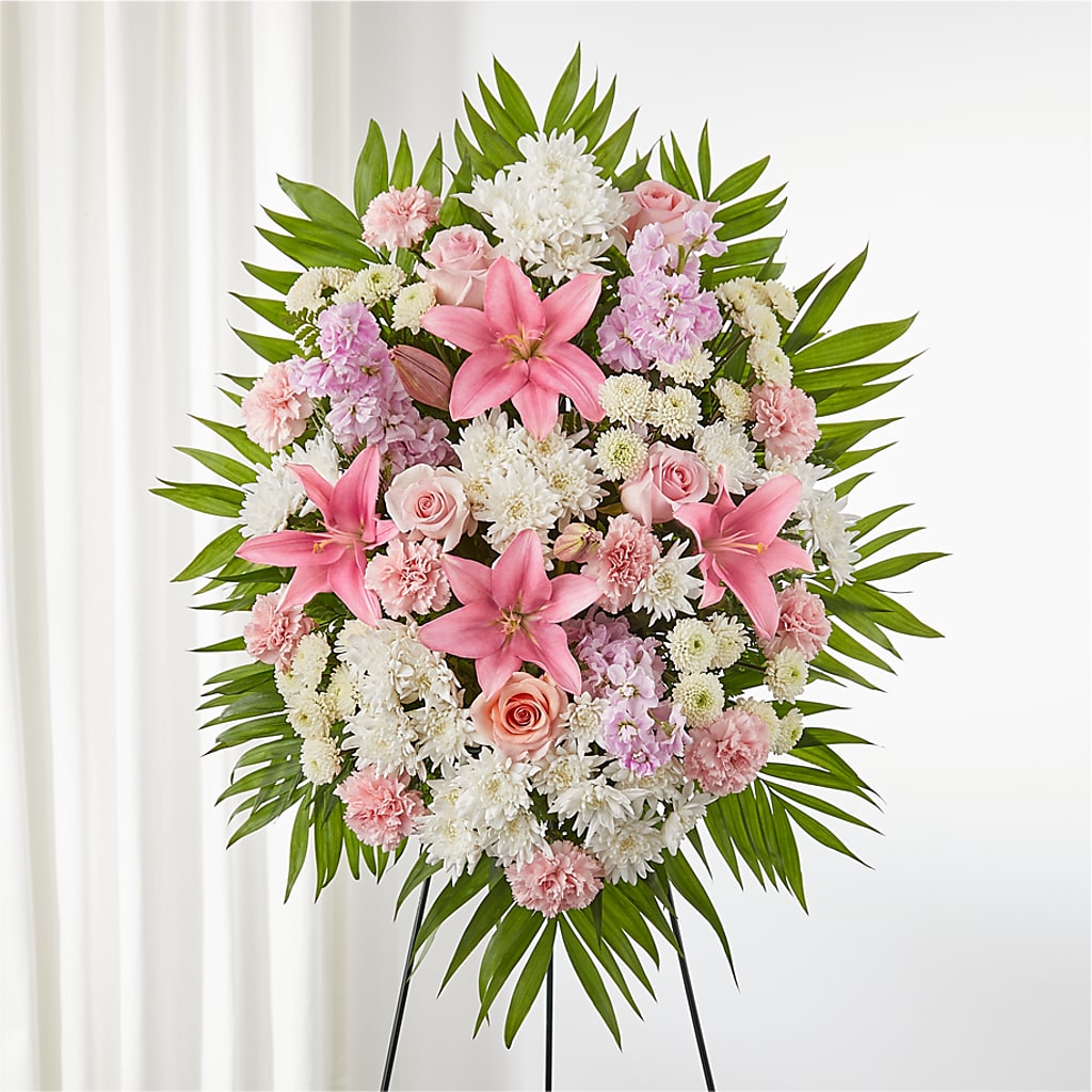 Offering Solace Standing Spray – Jerome Florist, Bronx NY