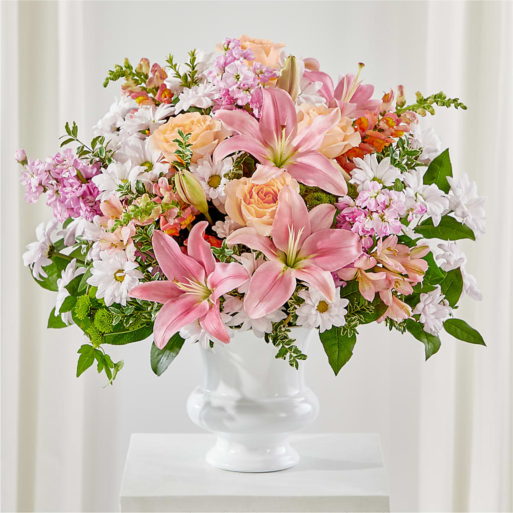 Heartfelt Gesture Urn Arrangement – Jerome Florist, Bronx NY