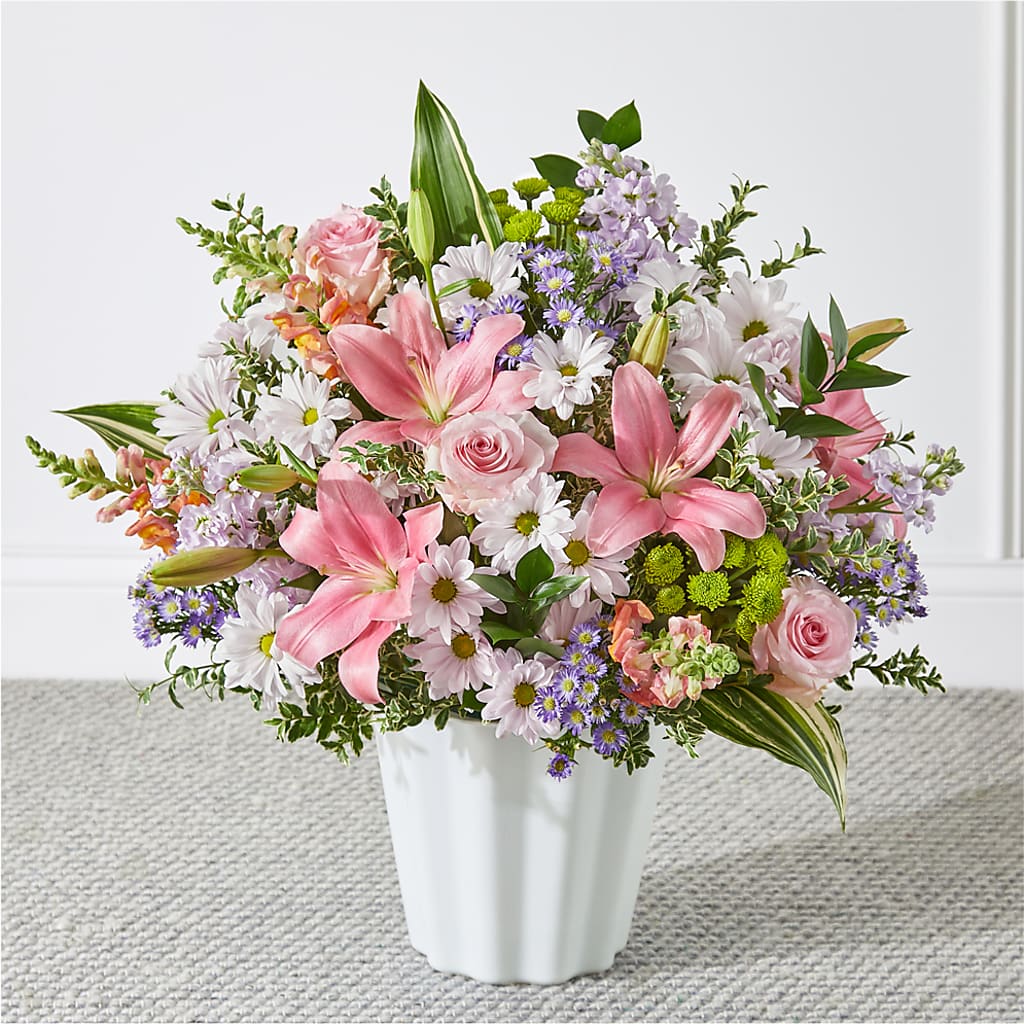 Abundant Compassion Floor Basket – Jerome Florist, Bronx NY