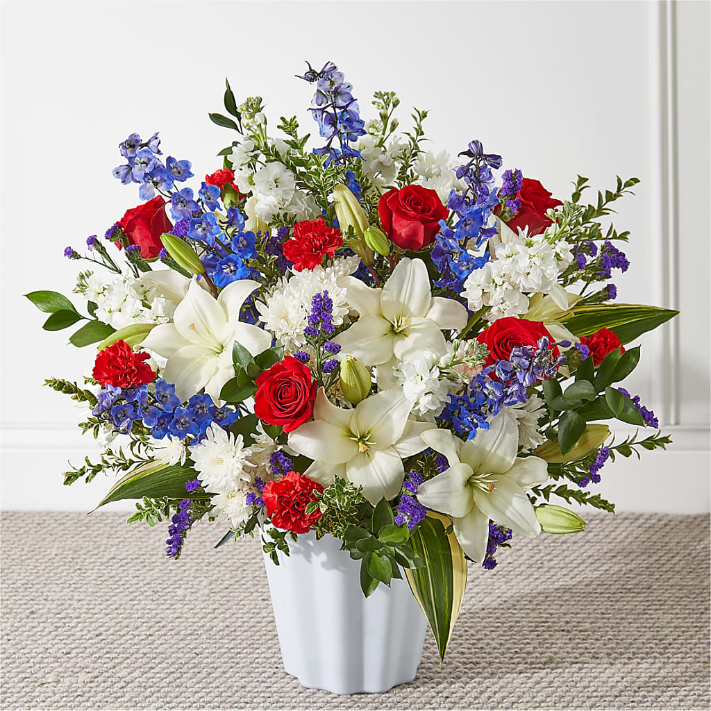 Consoled Floor Basket – Jerome Florist, Bronx NY