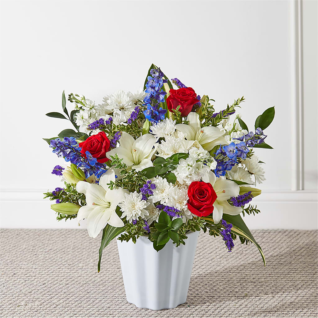 Consoled Floor Basket – Jerome Florist, Bronx NY