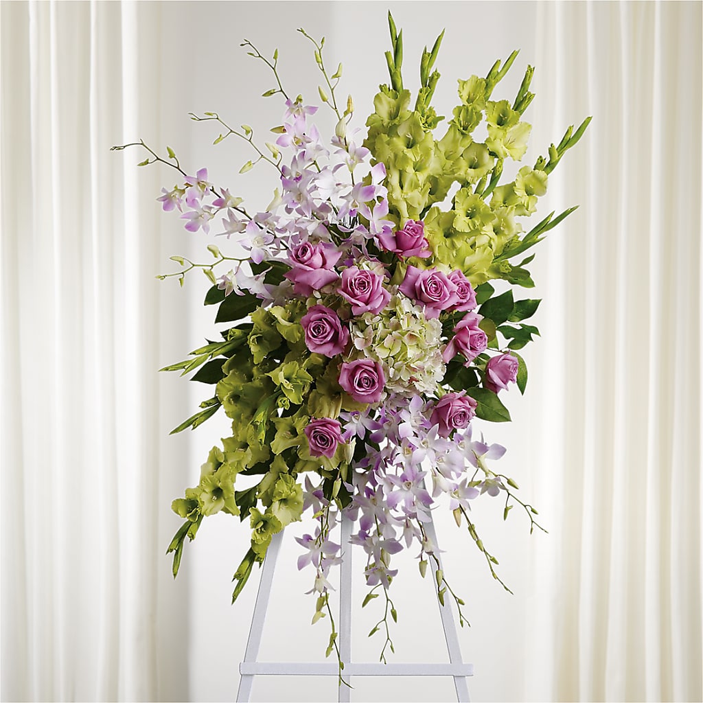 Lasting Legacy Standing Spray – Jerome Florist, Bronx NY