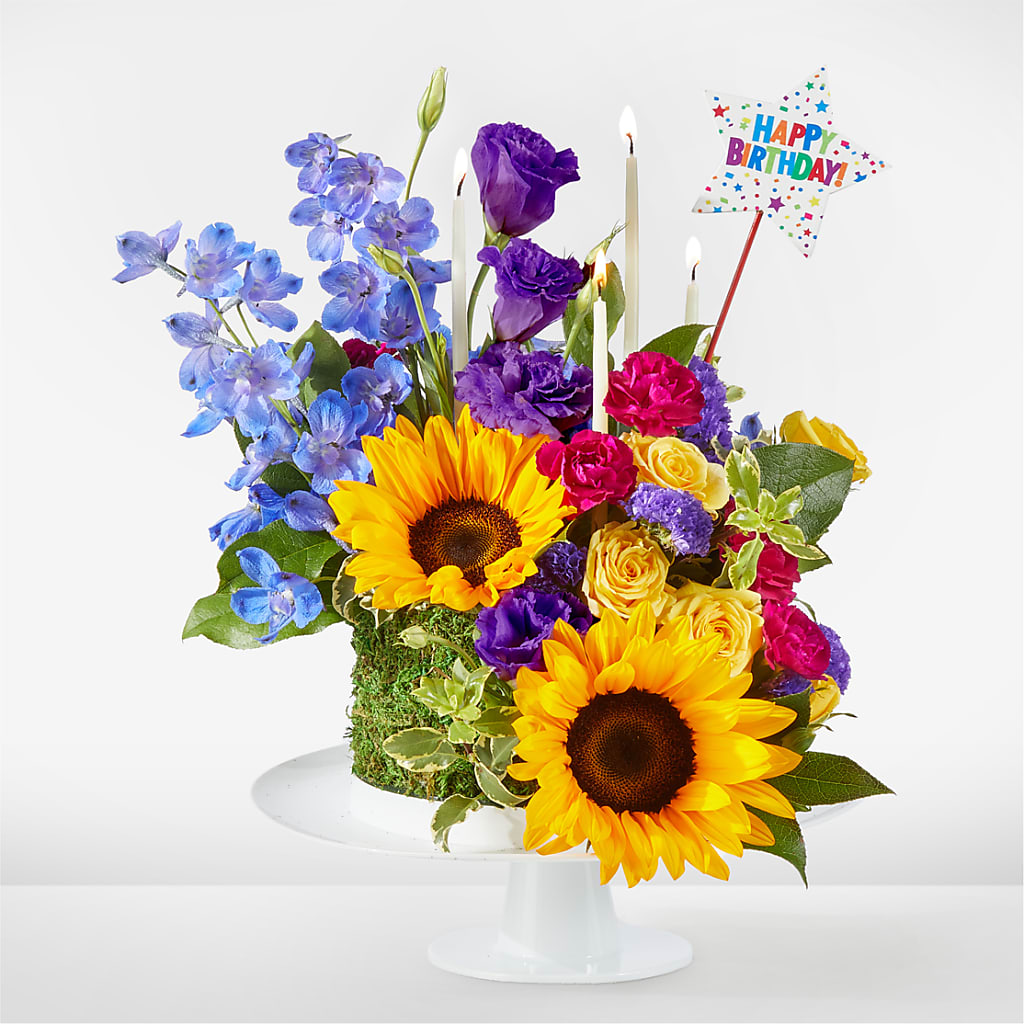 Star of the Day Floral Cake – Jerome Florist, Bronx NY