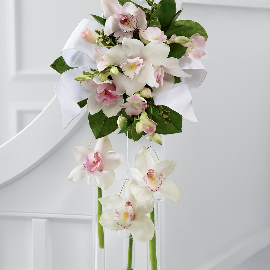 Perfect Entrance Pew Arrangement – Jerome Florist, Bronx NY