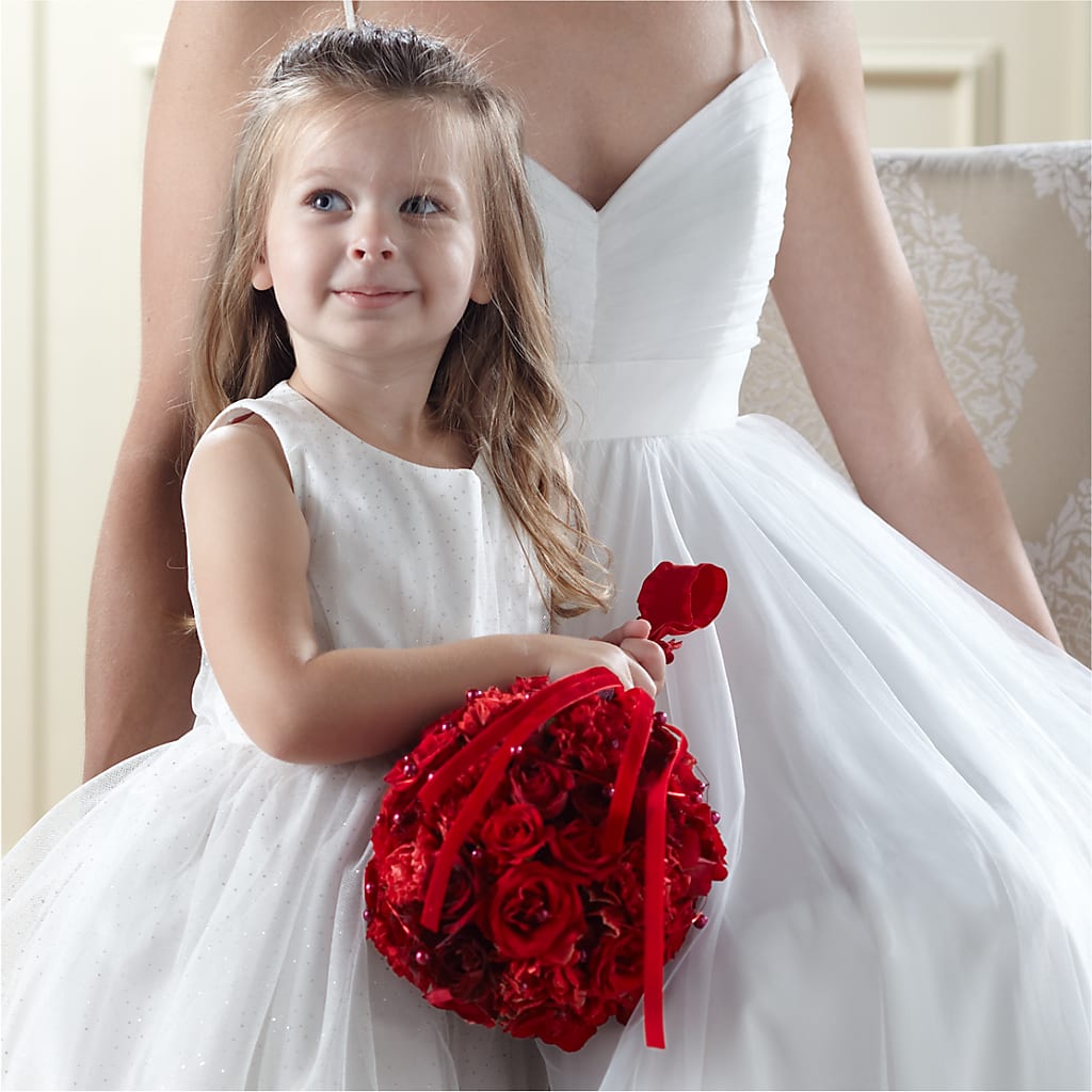 Pure at Heart Flower Girl Arrangement – Jerome Florist, Bronx NY