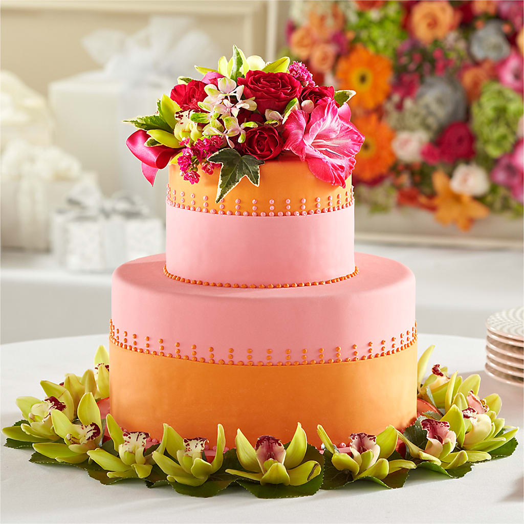 Sweet Citrus Cake Decor – Jerome Florist, Bronx NY