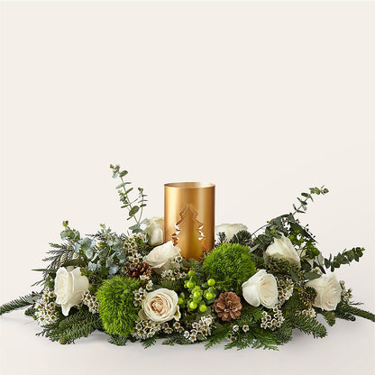 Chestnuts Roasting Centerpiece –  Jerome Florist, Bronx NY