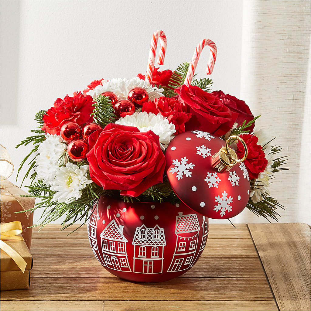 Cheer in the Air Ornament –  Jerome Florist, Bronx NY