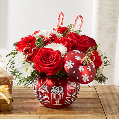 Cheer in the Air Ornament –  Jerome Florist, Bronx NY