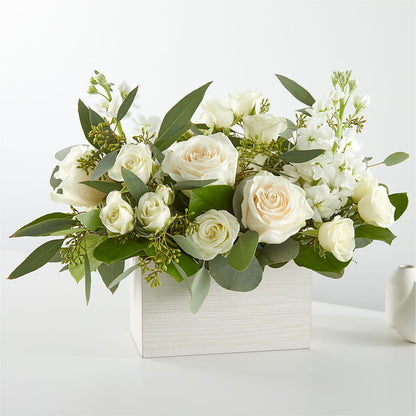 Fresh Linen Box Bouquet –  Jerome Florist, Bronx NY