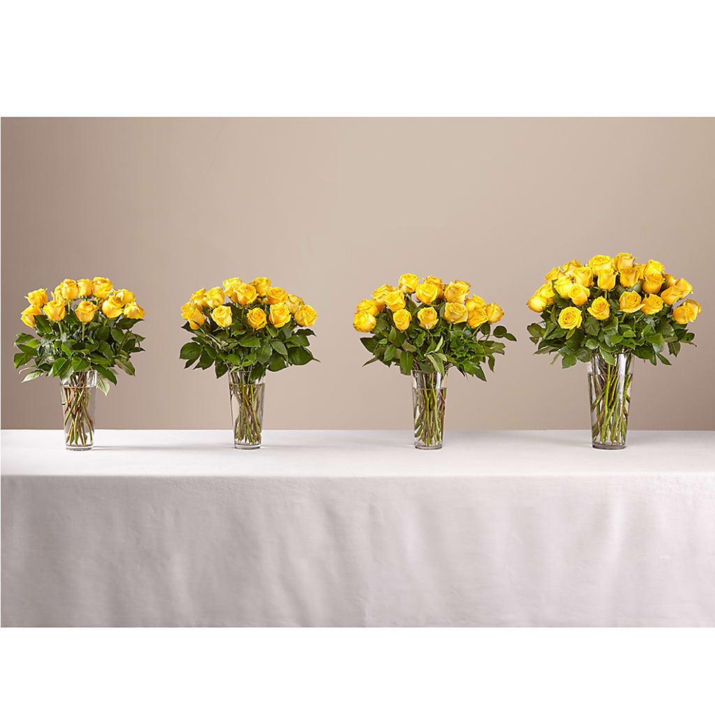 Long Stem Yellow Rose Bouquet –  Jerome Florist, Bronx NY