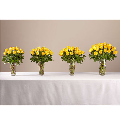 Long Stem Yellow Rose Bouquet –  Jerome Florist, Bronx NY