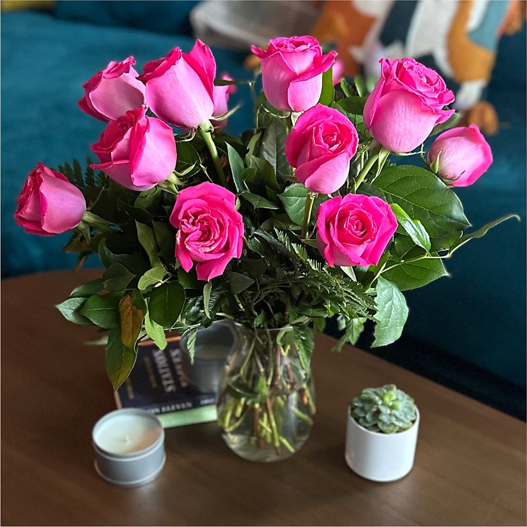 Long Stem Pink Rose Bouquet –  Jerome Florist, Bronx NY