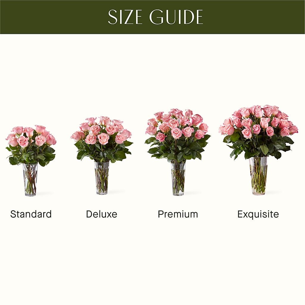 Long Stem Pink Rose Bouquet –  Jerome Florist, Bronx NY