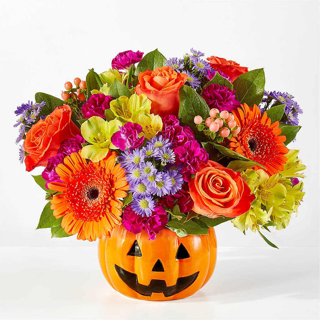 Tricks & Treats Pumpkin –  Jerome Florist, Bronx NY