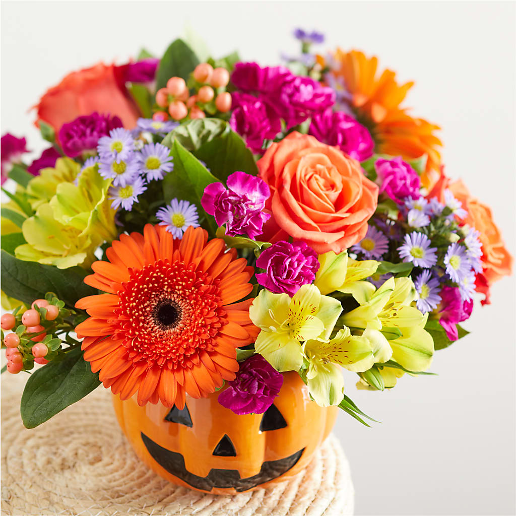 Tricks & Treats Pumpkin –  Jerome Florist, Bronx NY