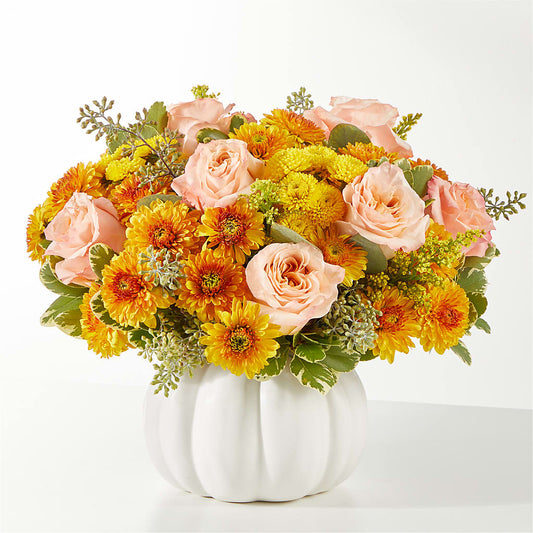 Peachy Pumpkin –  Jerome Florist, Bronx NY