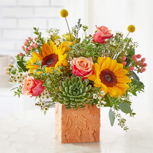 Sunflower Season Bouquet –  Jerome Florist, Bronx NY