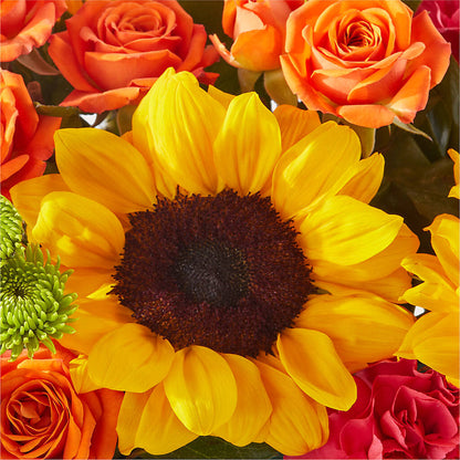 Sun-drenched Blooms Box Bouquet –  Jerome Florist, Bronx NY