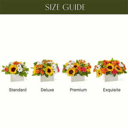 Sun-drenched Blooms Box Bouquet –  Jerome Florist, Bronx NY