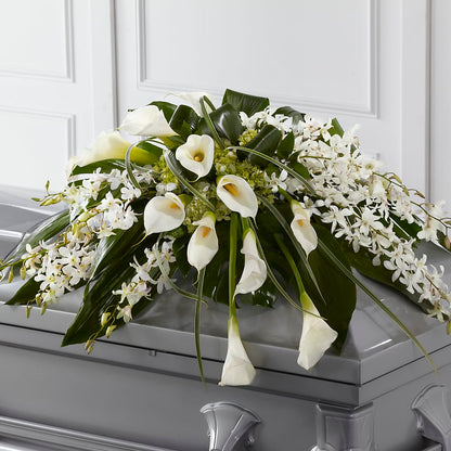 Angel Wings Casket Spray –  Jerome Florist, Bronx NY