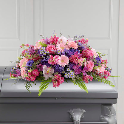 Glorious Garden Casket Spray –  Jerome Florist, Bronx NY