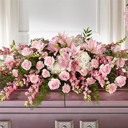 Life & Remembrance Casket Spray –  Jerome Florist, Bronx NY