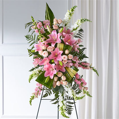 Elegant Embrace Standing Spray –  Jerome Florist, Bronx NY