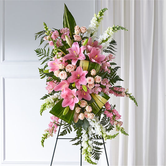 Elegant Embrace Standing Spray –  Jerome Florist, Bronx NY