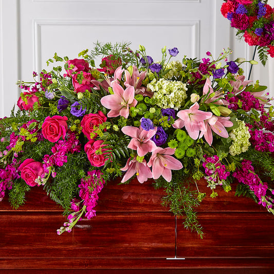 Radiant Tribute Casket Spray –  Jerome Florist, Bronx NY