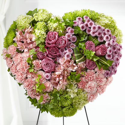 Heartwarming Standing Heart –  Jerome Florist, Bronx NY