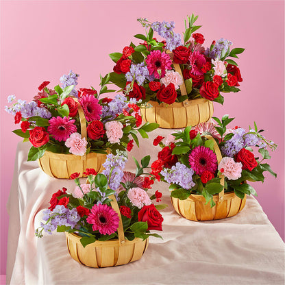 Pink Picnic Basket –  Jerome Florist, Bronx NY