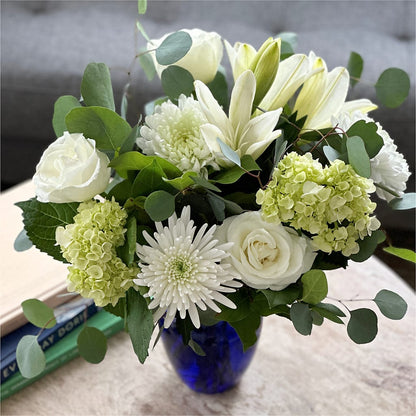 Snowy Dreams Bouquet –  Jerome Florist, Bronx NY