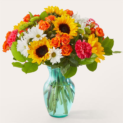 Sun-drenched Blooms Bouquet –  Jerome Florist, Bronx NY