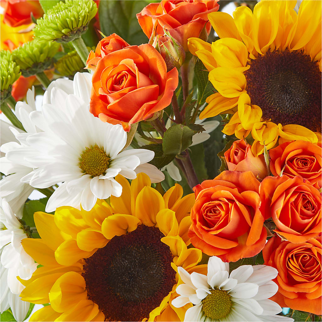 Sun-drenched Blooms Bouquet –  Jerome Florist, Bronx NY
