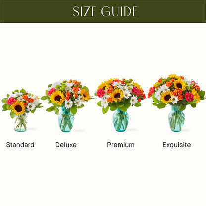 Sun-drenched Blooms Bouquet –  Jerome Florist, Bronx NY